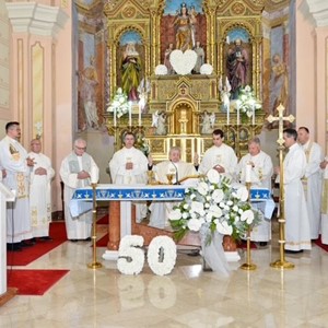 Proslavljena zlatna misa preč. Đure Saboleka u Vukovini